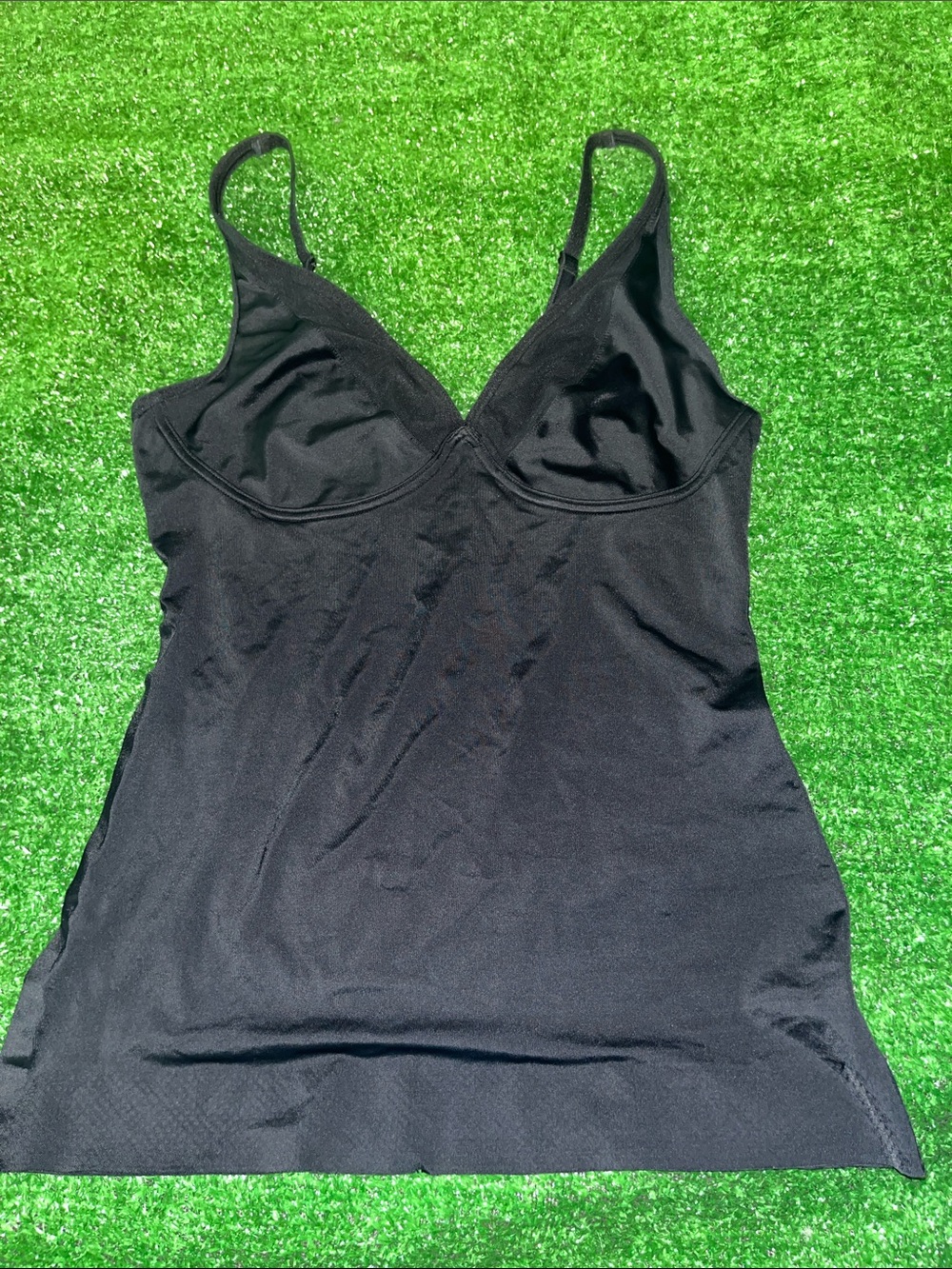 Ruby Ribbon Second Skin Sheer BLACK Cami Style 1750 Size 34